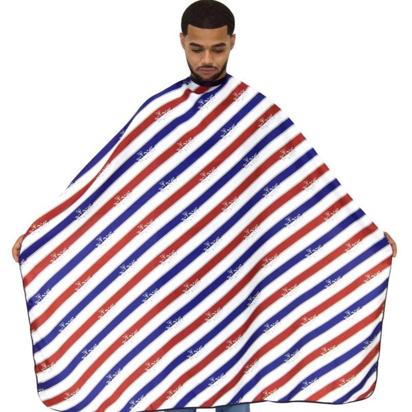 Barber Jacket And Barber Cape Set- Barber Pole