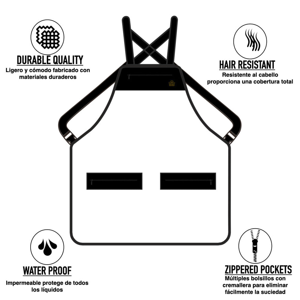 barber apron - barber aprons- barber apron for men- pron for barber - chemical proof aprons- hair cutting aprons- hair stylist apron - professional barber apron - barber strong aprons-king midas aprons -barber aprons for sale -barber apron black