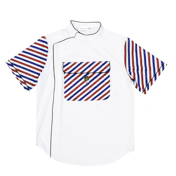 Barber Jacket And Barber Cape Set- Barber Pole