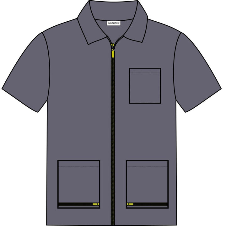 Custom barber jackets - personalized barber jackets - barber jackets with logo - custom barber jacket - custom barber smock