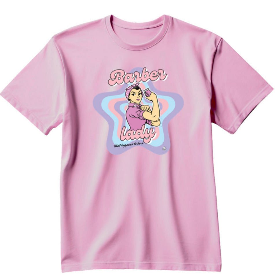 lady barber shirt- lady barber tee shirt- female barber t shirt - lady barber tees - tee shirt for female barber