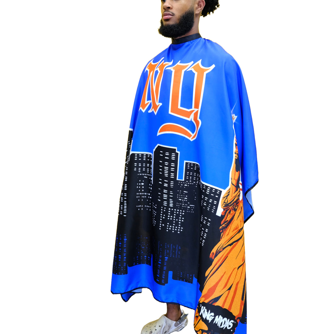 barber cape- new york barber cape- barber cape- barber cape for men-  cape for barber - ny barber cape- barber capes