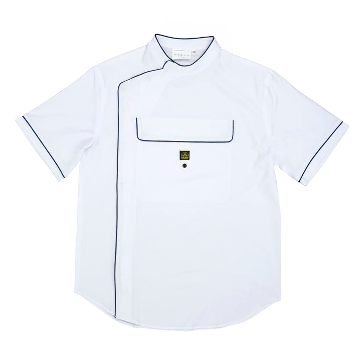 White Barber Jacket - Barber Jackets - white barber jacket- Barber Smocks - black barber smock - traditional barber smock- black barber jackets - vintage barber jacket - traditional barber smocks-  barber jacket for men  -best barber smock - king midas barber jacket