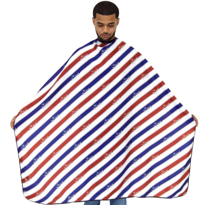  King Midas Barber Cape and Apron - Polyester Cotton Hair  Cutting Cape and Barber Apron : Beauty & Personal Care