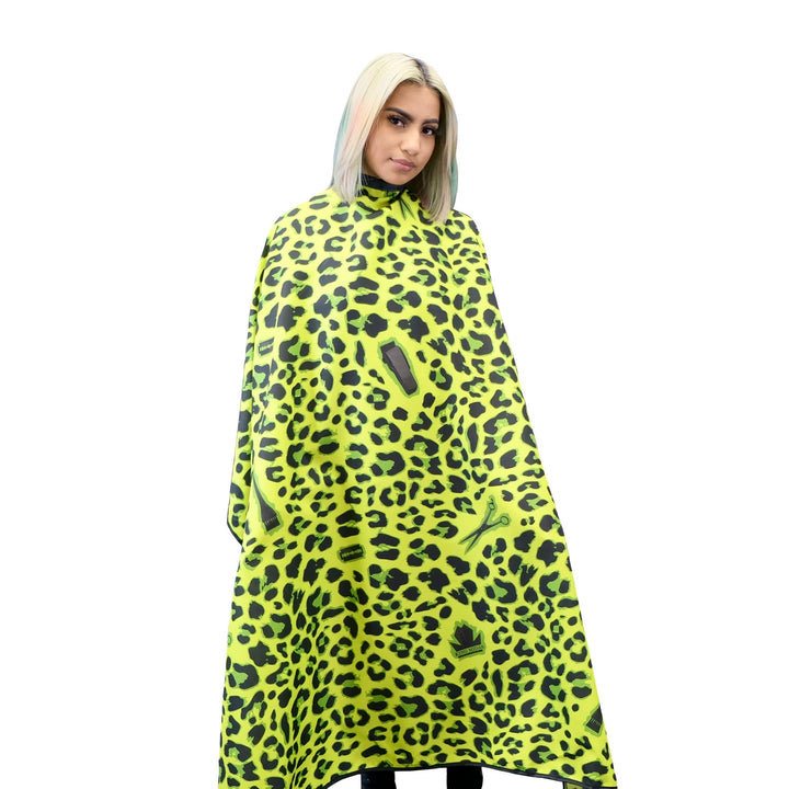 Barber Cape & Apron Set - Exotic Leopard Apron & Cape Set