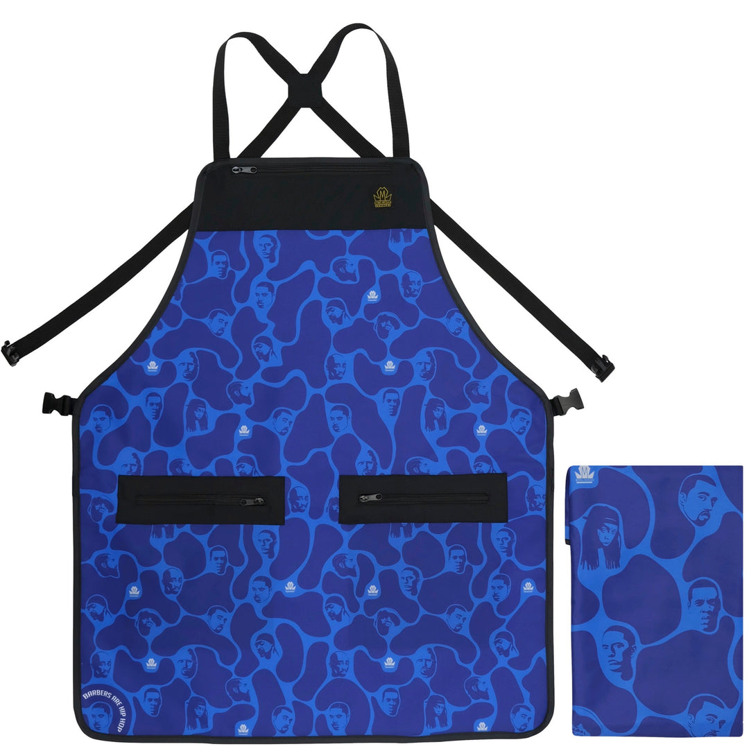 barber apron and cape set- barber apron- barber apron for men- barber apron designer- black barber apron-barber apron for sale - mens barber apron-apron for barbers -barber aprons -hair stylist aprons- best barber apron- hair cutting apron - the barber apron- king midas barber apron