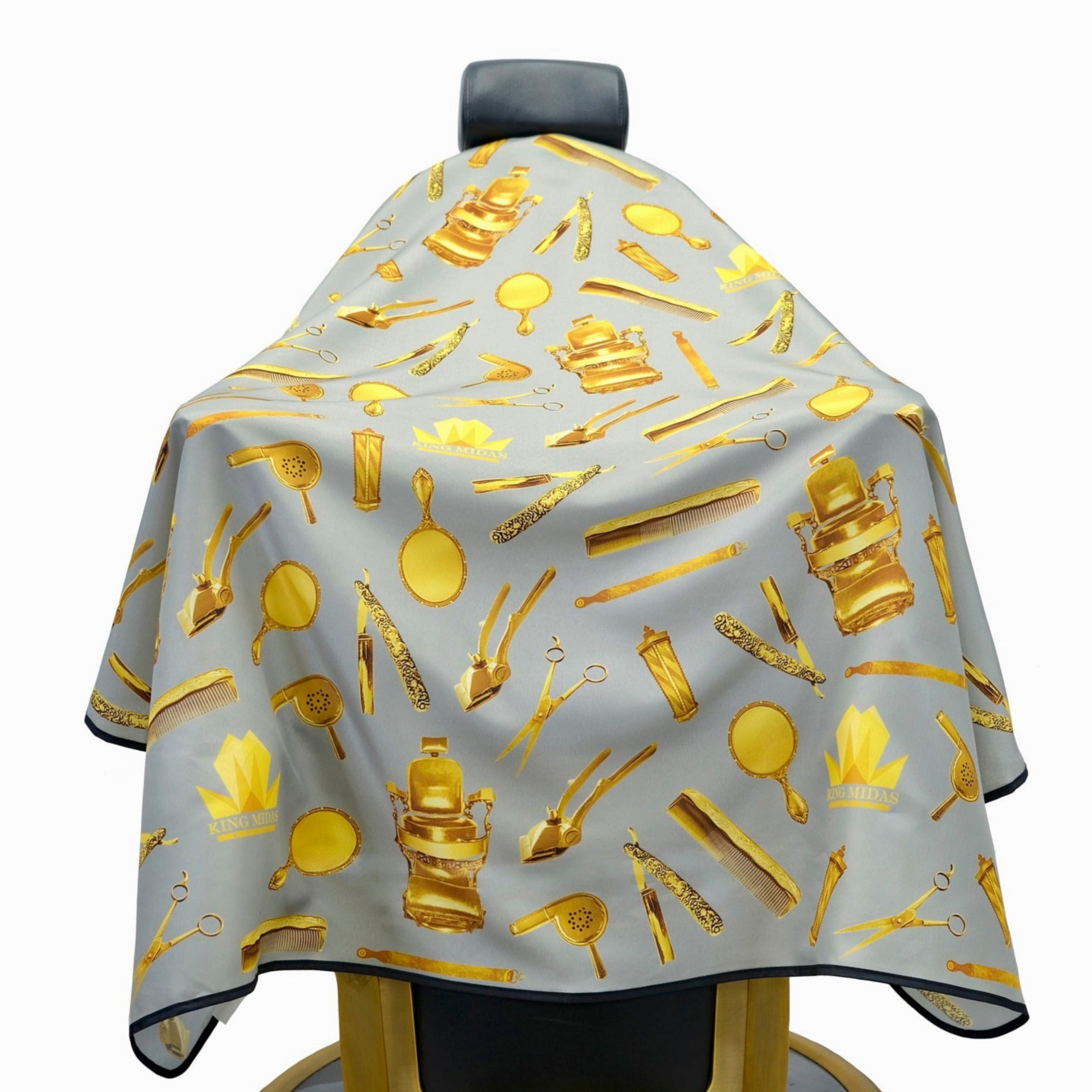Gold Chains Barber Cape