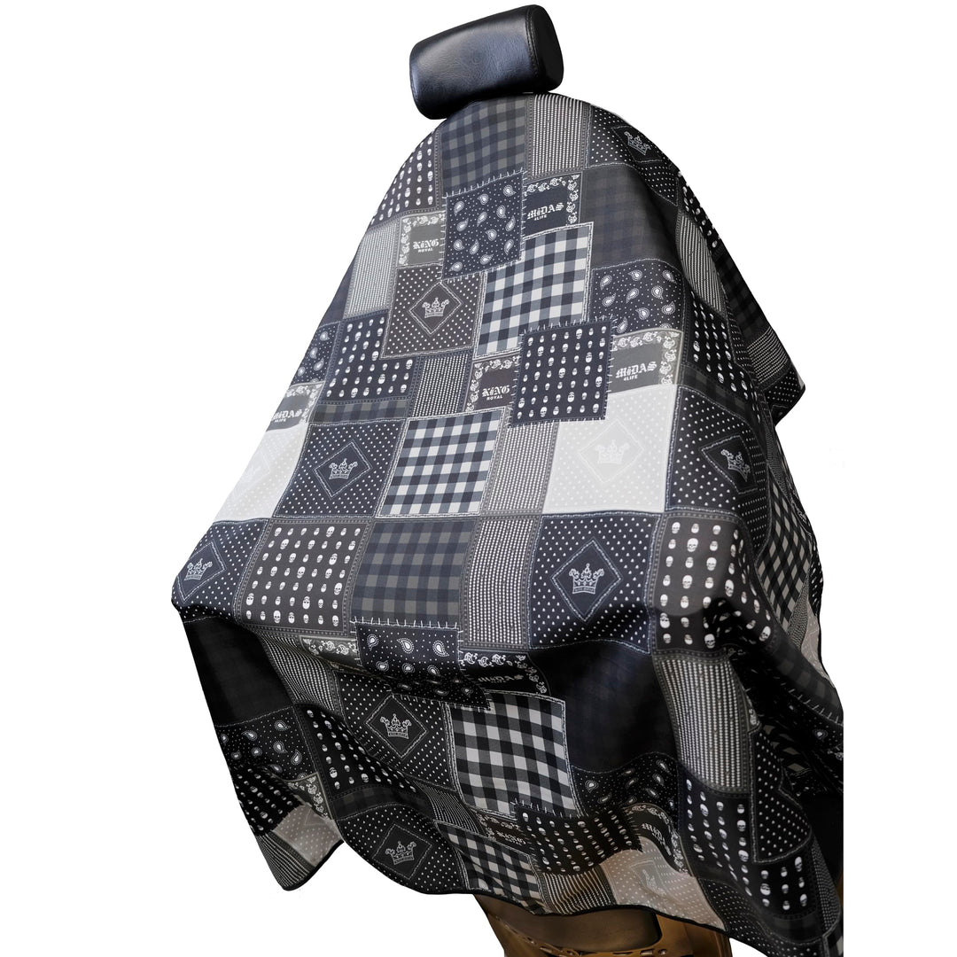Barber Cape For Men Large Hair Cutting Cape Bandana Barber Cape Hair And Water Proof Adjustable Neck Closure Fits Everyone