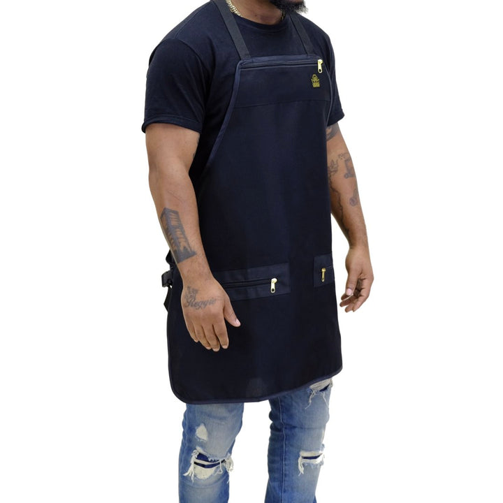 black barber apron - barber apron- apron for barbers- barber aprons- best barber apron- barber apron- barber apron for men- barber apron designer- black barber apron-barber apron for sale - mens barber apron-apron for barbers -barber aprons -hair stylist aprons- best barber apron- hair cutting apron - the barber apron- king midas barber apron