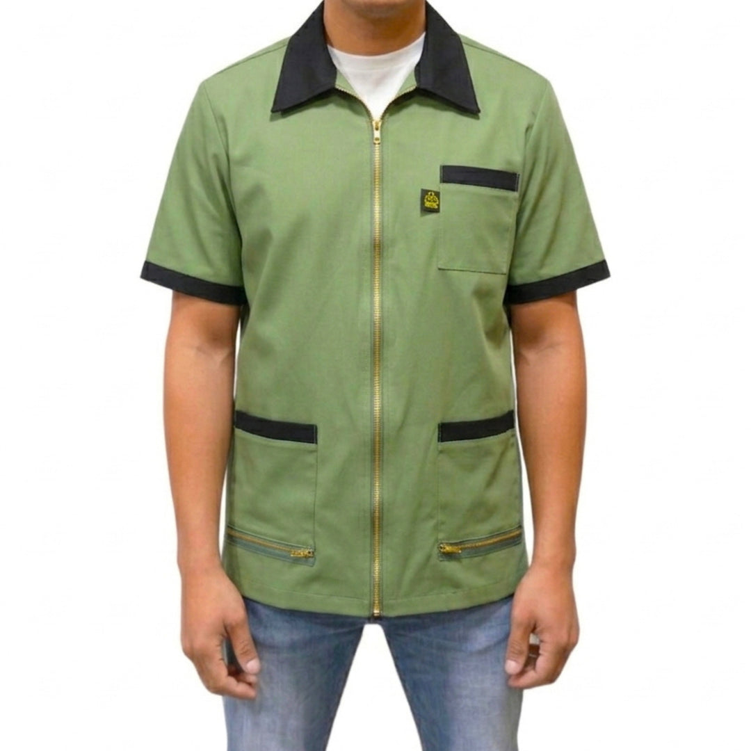 barber jackets - Barber Jacket for men - Barber jacket -Barber smock- Barber smocks - barber jacket men - barber jackets green - barber smock green