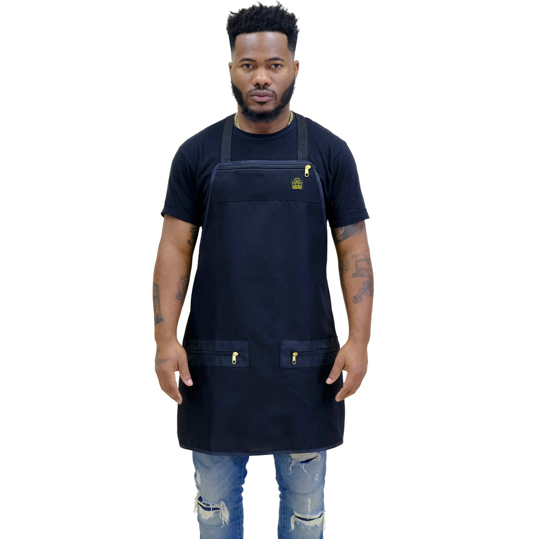 black barber apron - barber apron- apron for barbers- barber aprons- best barber apron- barber apron- barber apron for men- barber apron designer- black barber apron-barber apron for sale - mens barber apron-apron for barbers -barber aprons -hair stylist aprons- best barber apron- hair cutting apron - the barber apron- king midas barber apron