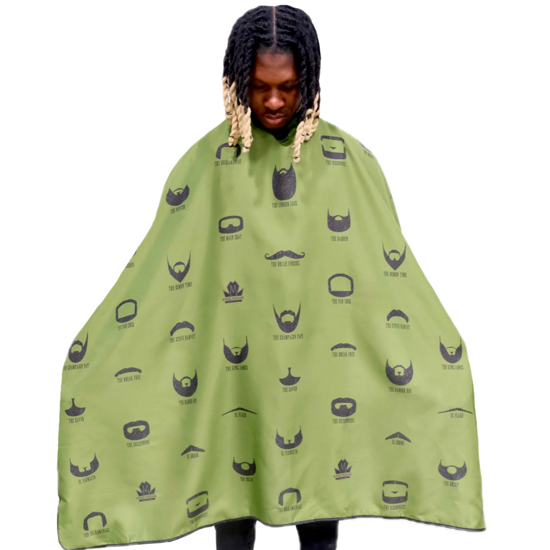 barber cape - barber capes for men-Mustache barber cape- beard barber cape- barber capes- professional barber capes