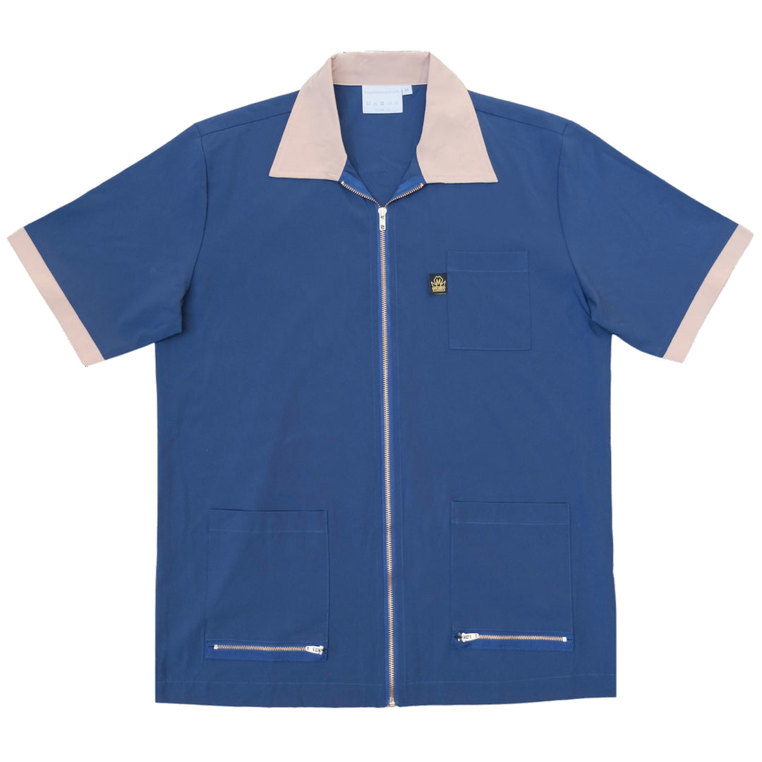 navy blue barber jacket-  barber jacket - barber jacket for men