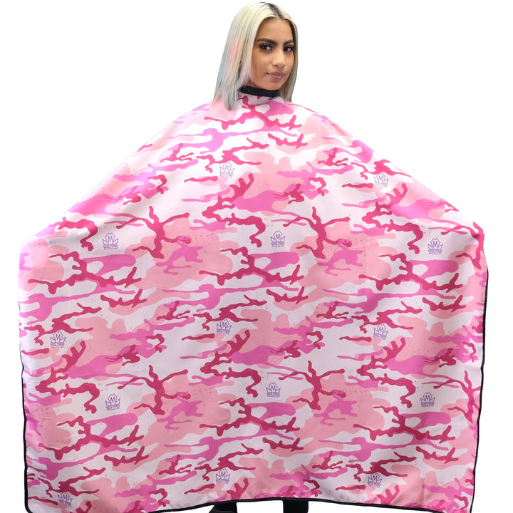 pink camo cape-camo barber cape- camo cutting cape- army barber cape- camo cape-king midas cape -king midas barber capes-barber cape- professional barber capes- hair cutting capes
