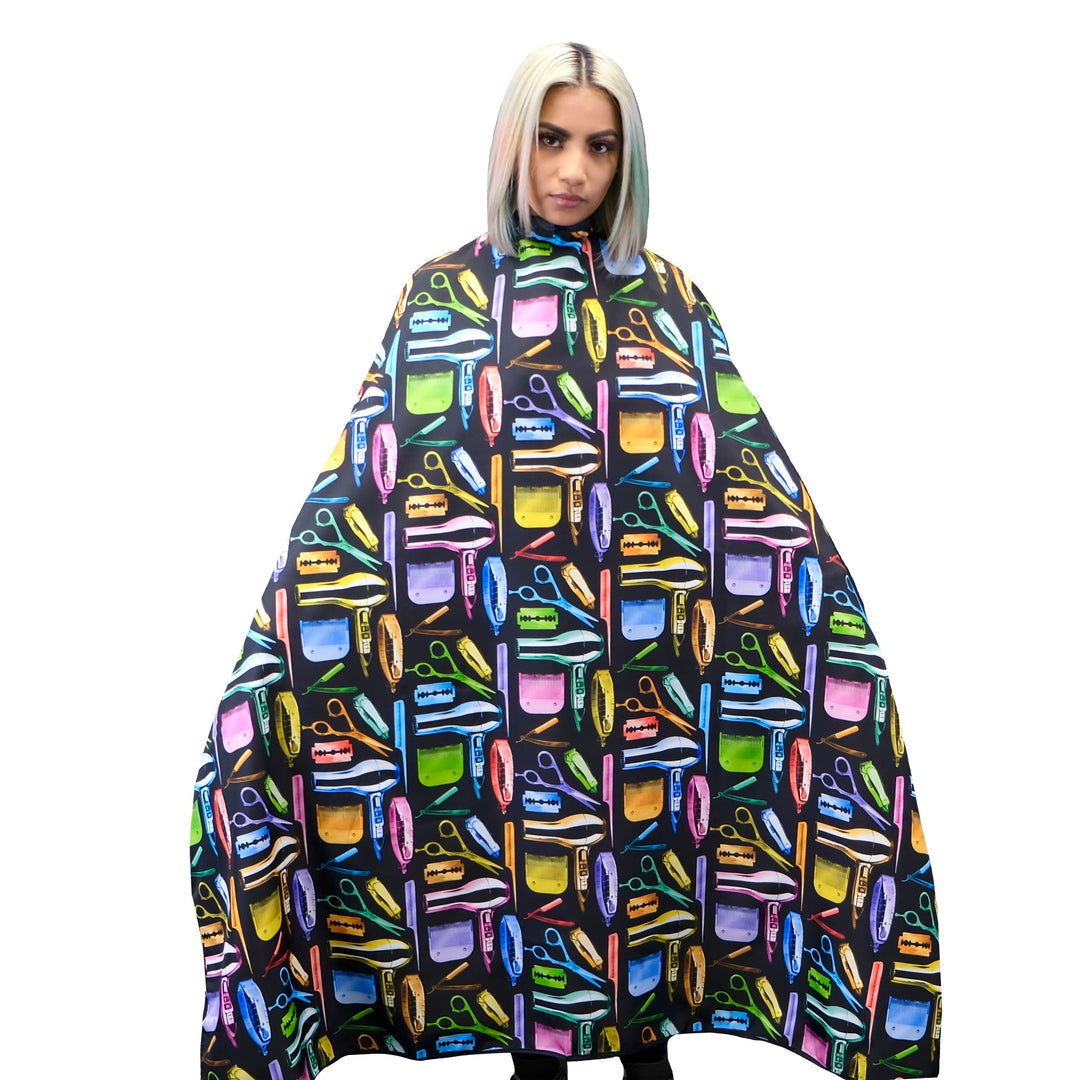 Fruity Pebbles Cape - Salon Cape product view