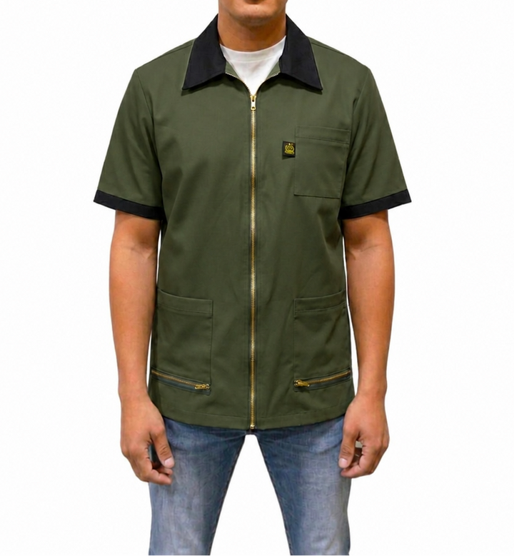 barber jackets - Barber Jacket for men - Barber jacket -Barber smock- Barber smocks - barber jacket men - barber jackets green - barber smock green