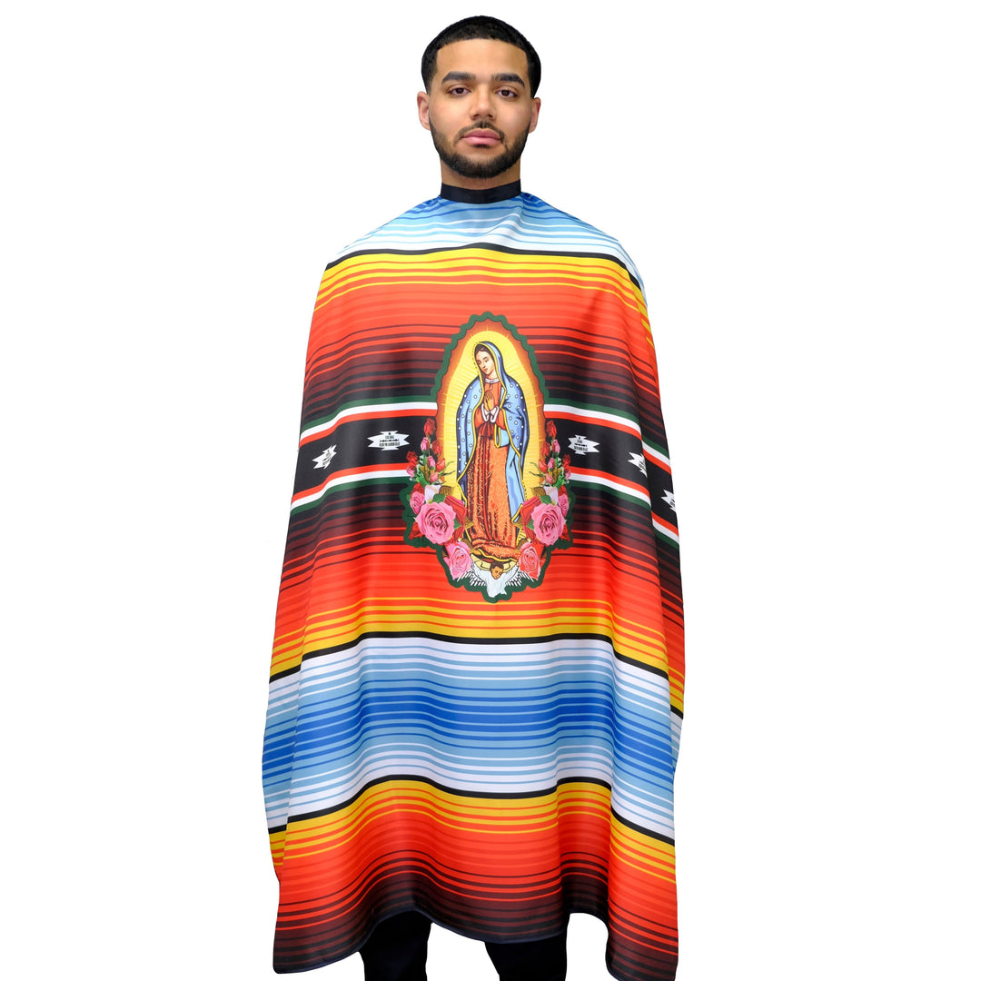serape barber cape- serape barber cape- mexico barber cape- barber cape- hair stylist capes- styling cape - salon capes -barber capes -hair cutting cape- hair cutting capes for men- barber cape for men - King Midas cape- barbershop cape -professional barber cape with snap buttons- hair styling cape -Styling cape- snap button capes- best barber capes-  barber capes with designs- barber smocks and capes - barber capes for sale- barber supplies -King Midas capes