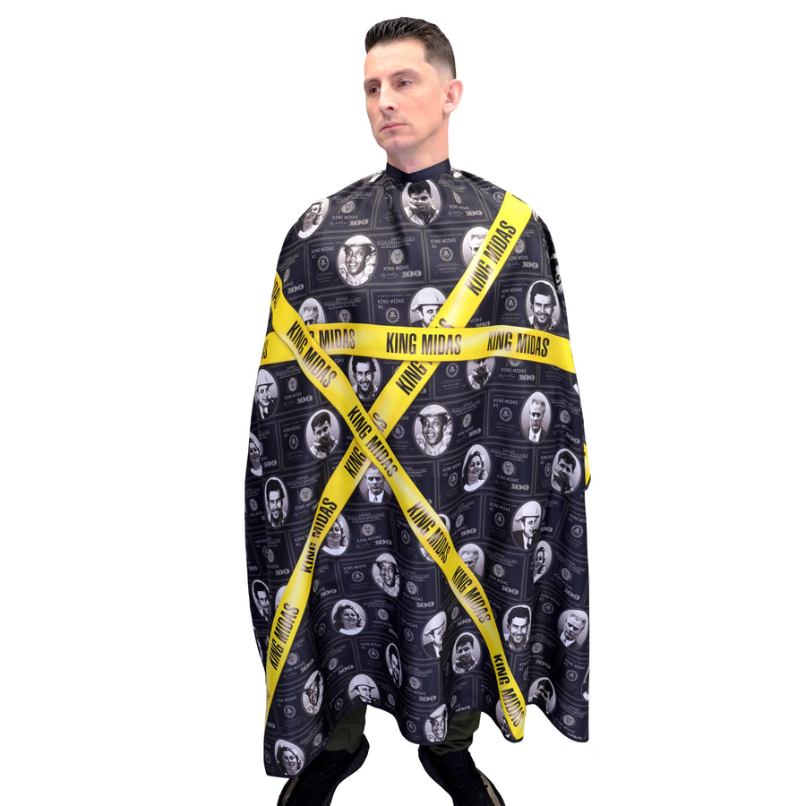 Boss Money Yellow Tape Cape product view