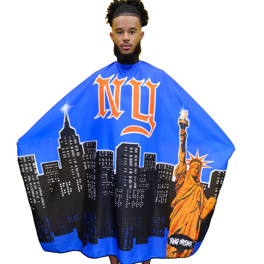 New York Barber Cape - King Midas product view