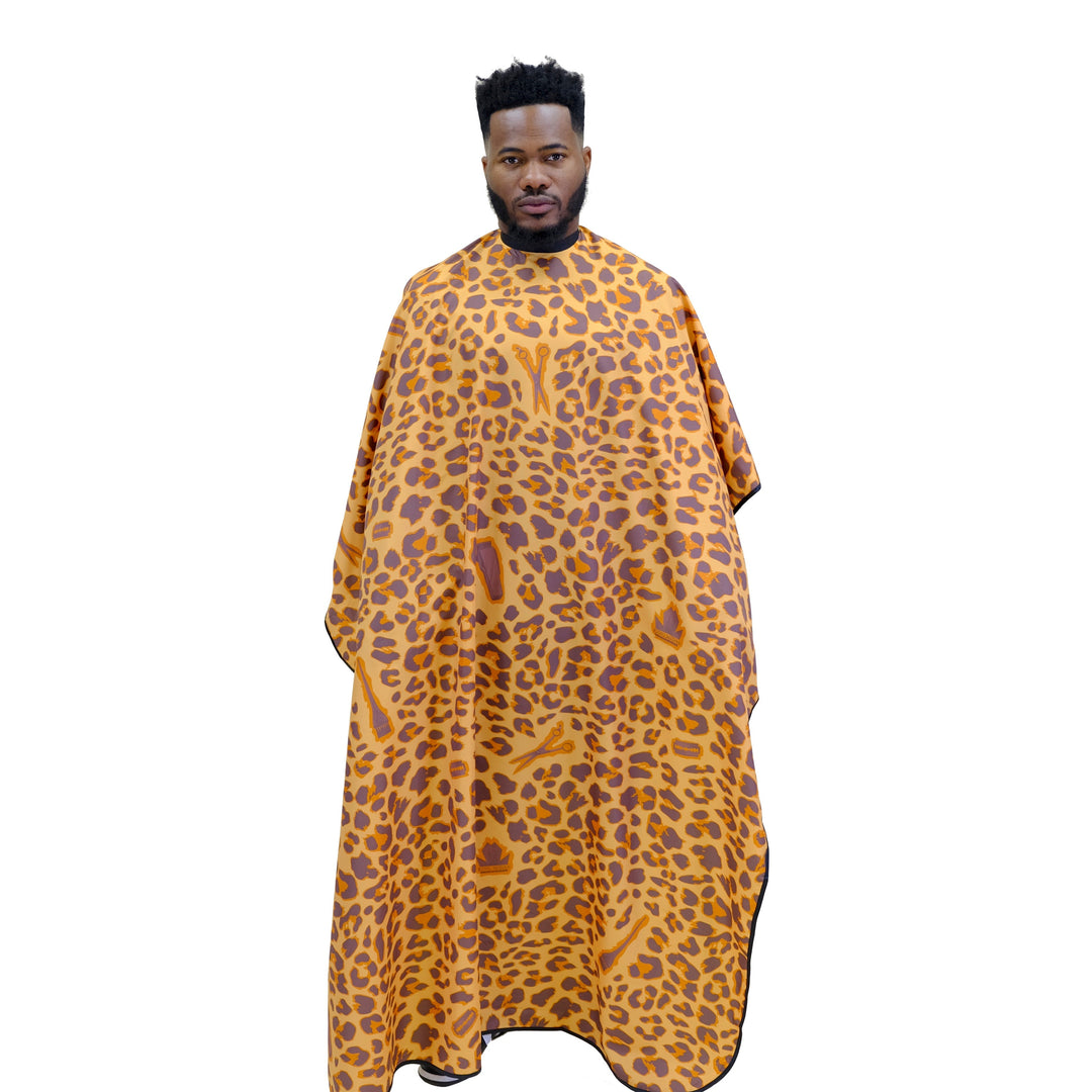 Exotic Leopard Barber Cape Collection