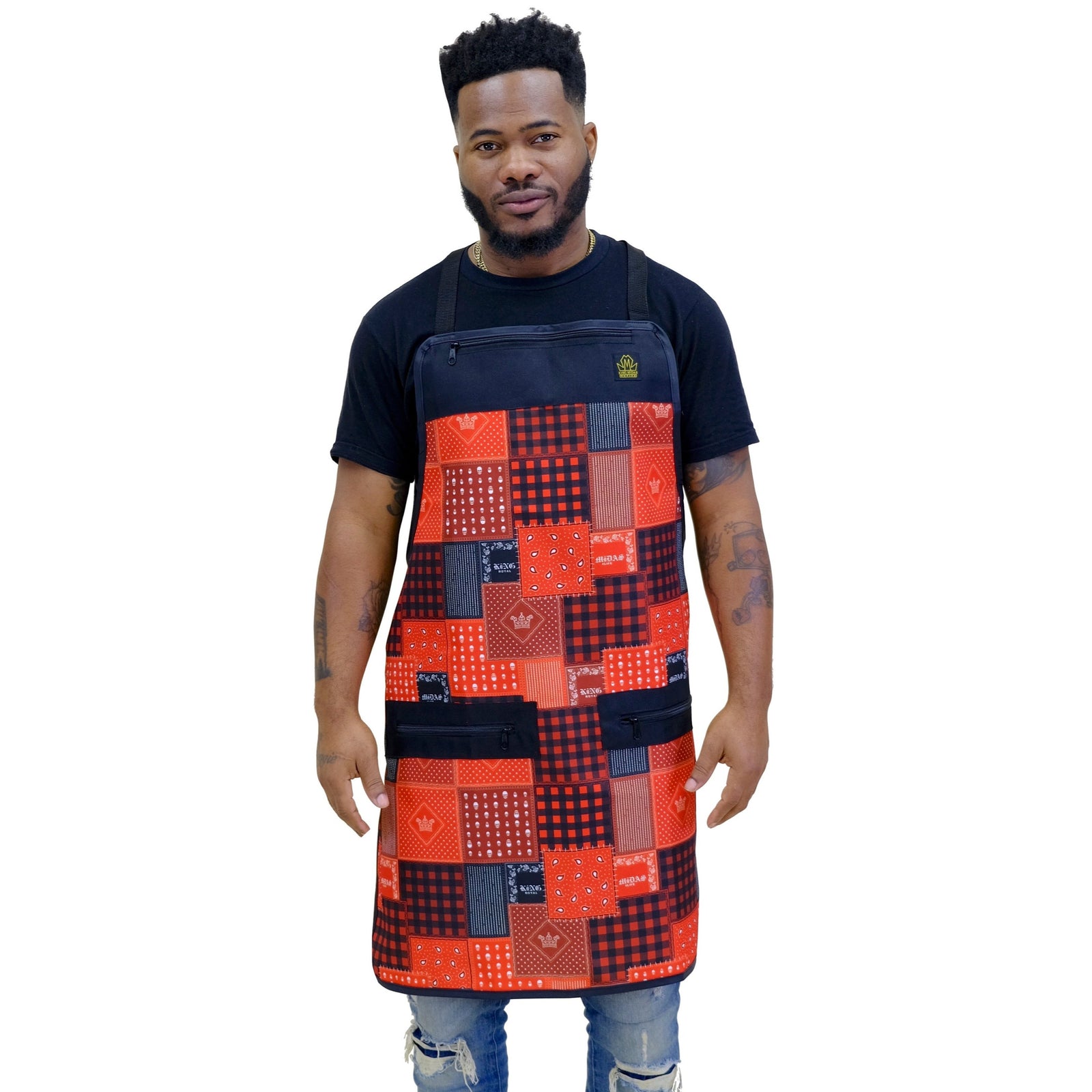 barber aprons - barber apron - apron for barber - hair c utting aprons- hair stylist apron - professional barber apron - barber strong aprons-king midas aprons -barber aprons for sale - salon apron -