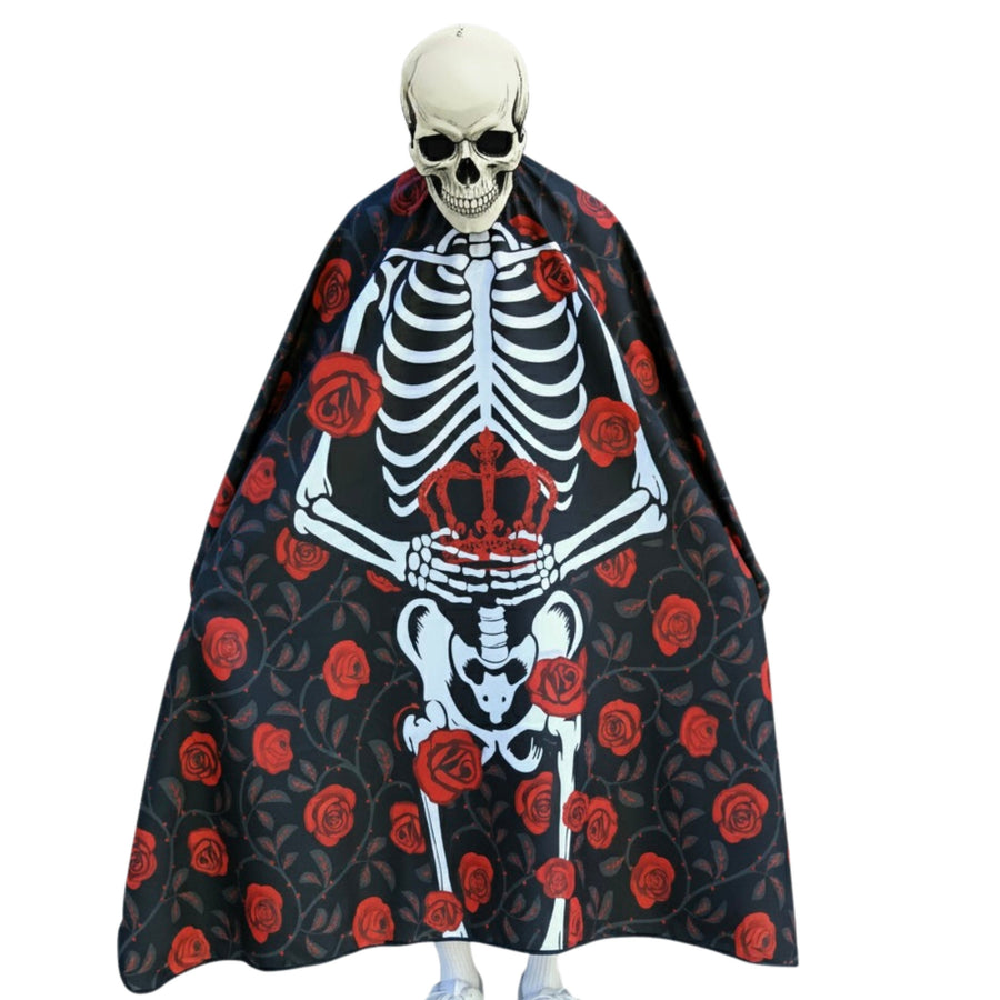 Crown To The Grave Barber Cape 