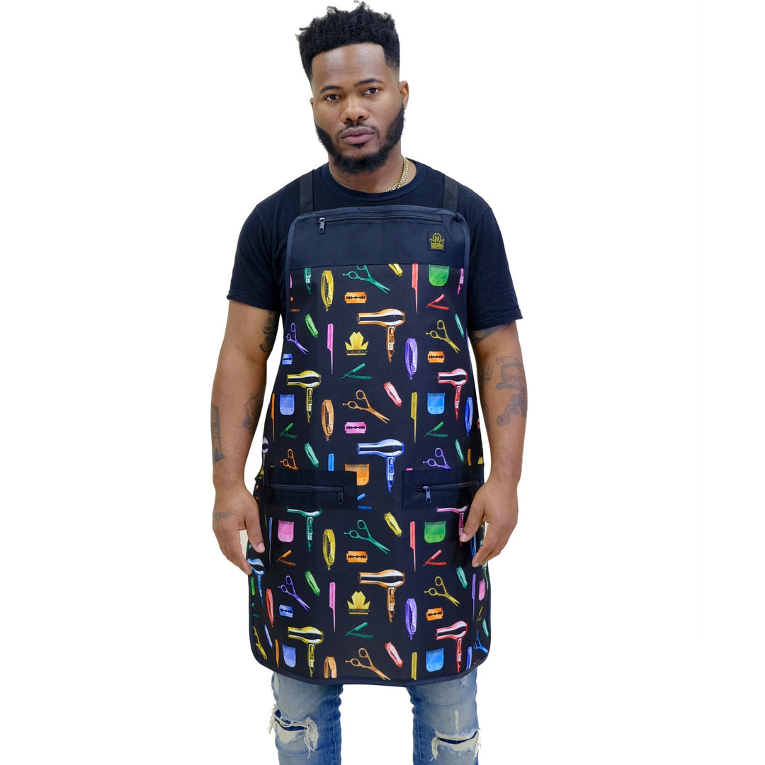 barber apron - barber aprons- barber apron for men- apron for barber - hair cutting aprons-  professional barber apron 
