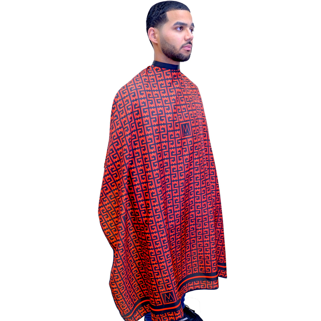 barber cape- hair stylist cape- barber cape for men -hair cutting cape- barber capes -professional barber cape -custom barber cape -king midas cape
