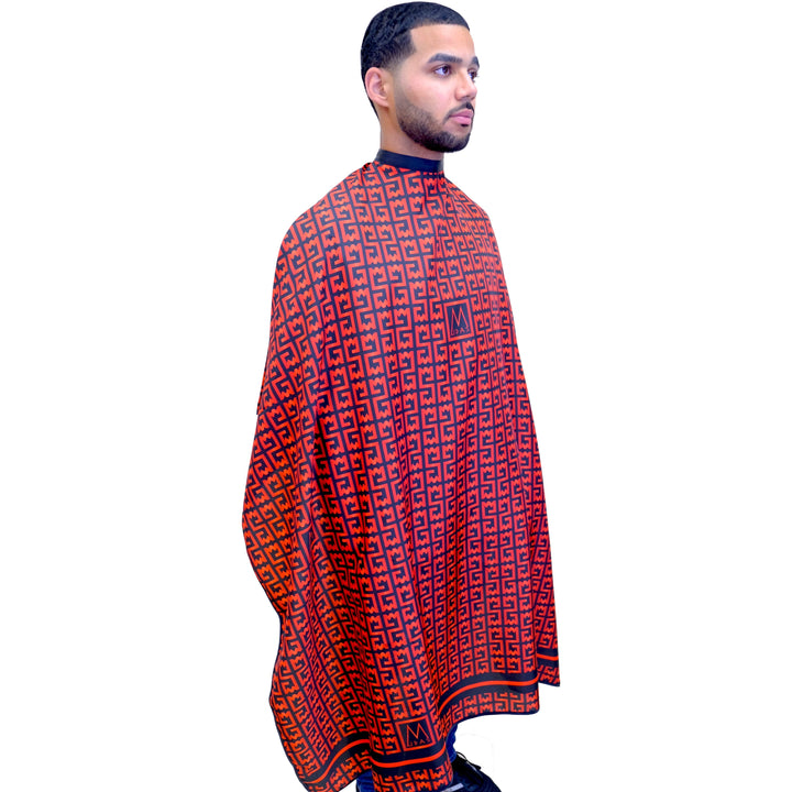 barber cape- hair stylist cape- barber cape for men -hair cutting cape- barber capes -professional barber cape -custom barber cape -king midas cape