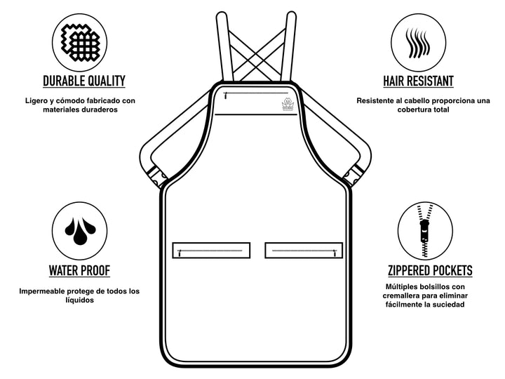 King Midas Barber Apron - Various Colors