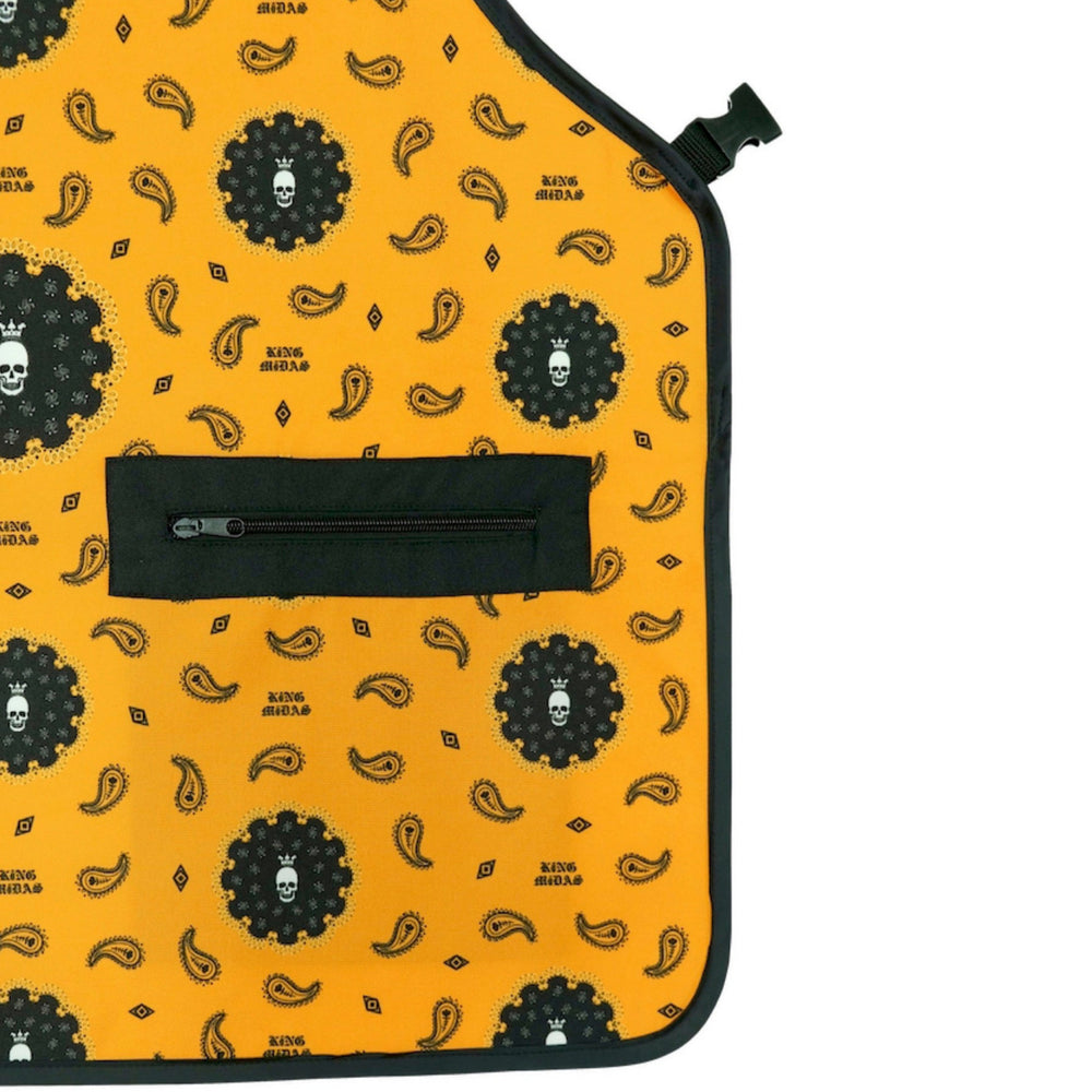 barber aprons - apron for hair stylist- barber apron - stylist apron -apron for barber - chemical proof aprons- hair cutting aprons- hair stylist apron - professional barber apron -king midas aprons -barber aprons for sale -barber apron black 
