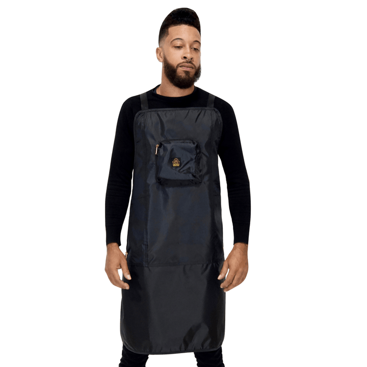 black Barber aprons - hair stylist aprons - Hair Cutting Apron -  Barber Apron Hair Stylist Apron with Pockets - salon Apron 
