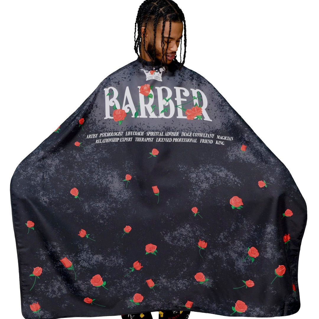 barber cape - barber capes - premium barber capes- barber cape for men- capa de barbero- king midas barber cape