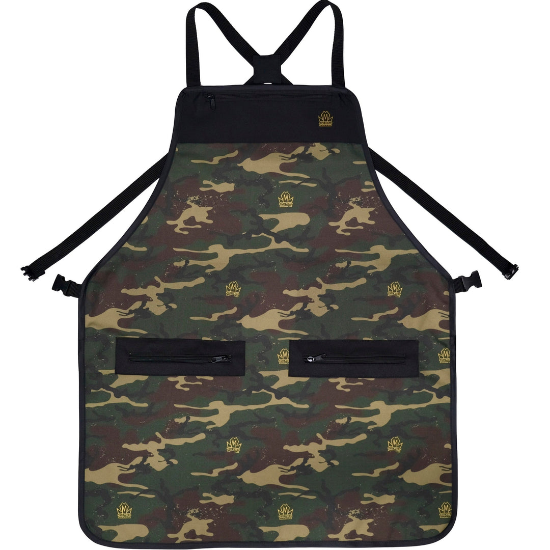 Alternate view of Camo Barber Apron - Green