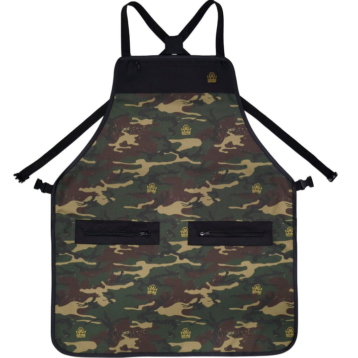 Alternate view of Camo Barber Apron - Green