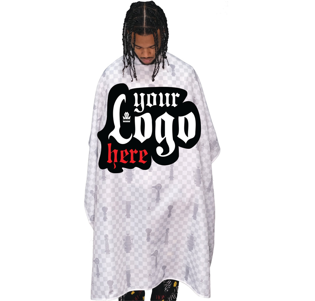 custom barber cape- custom cape for barber- custom salon cape-barber cape custom- custom barber cape with logo- personalized hair cutting cape- personalized barber cape-custom capes-King midas custom capes-custom barber capes with logo- personalized salon capes