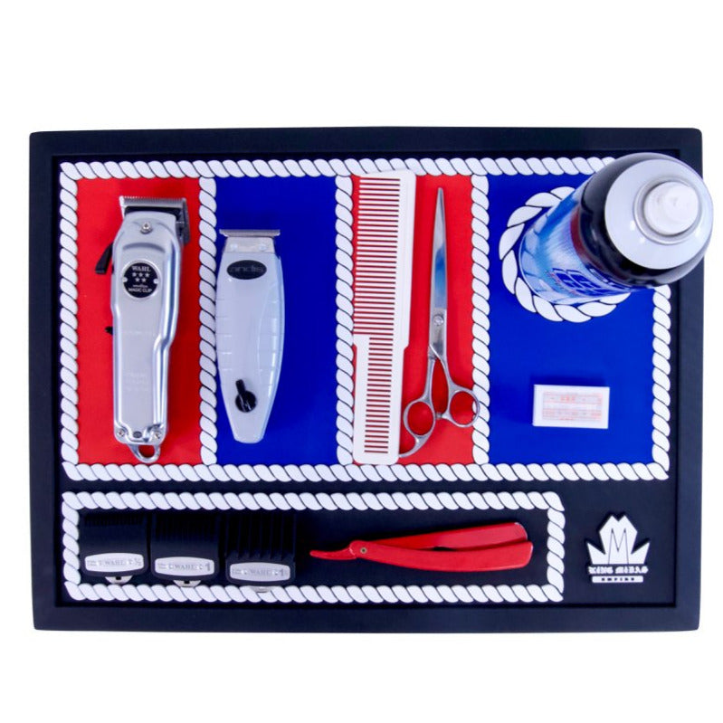 barber station mat - station mat for barbers- barber cape- barber jacket- barber apron -station mats