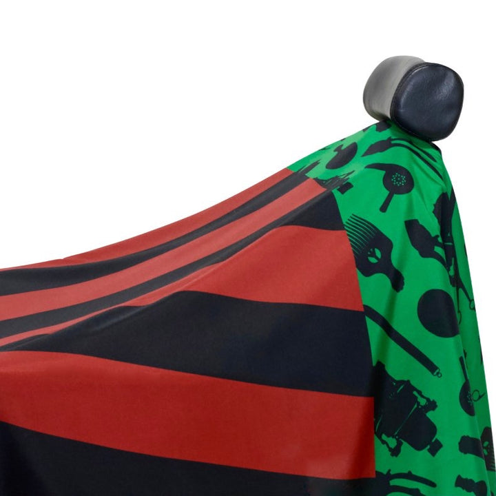 Pan African Flag Barber Cape- Barber capes - Barber Cape - Hair cutting cape - black power barber cape- africa barber cape - professional barber cape- best barber cape - designer barber cape