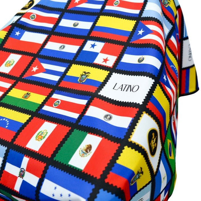 latino flag barber cape- latino barber capes- barber latino cape-latino flags barber cape