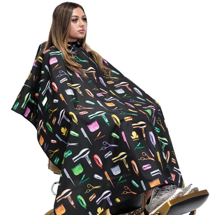 barber capes - hair cutting capes- cutting capes -styling capes- unisex barber capes- designer barber capes-king midas barber capes -Hair Stylist Cape - Hairdresser Cape- salon cape - haircut cape - Barber Capes - cutting capes- best barber capes-barber capes for sale-King Midas Empire