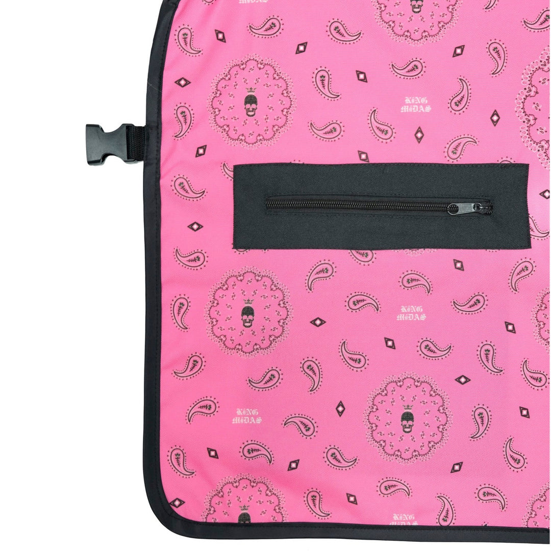 bandana barber aprons - apron for hair stylist- pink barber apron- stylist apron - hair cutting aprons- hair stylist apron -