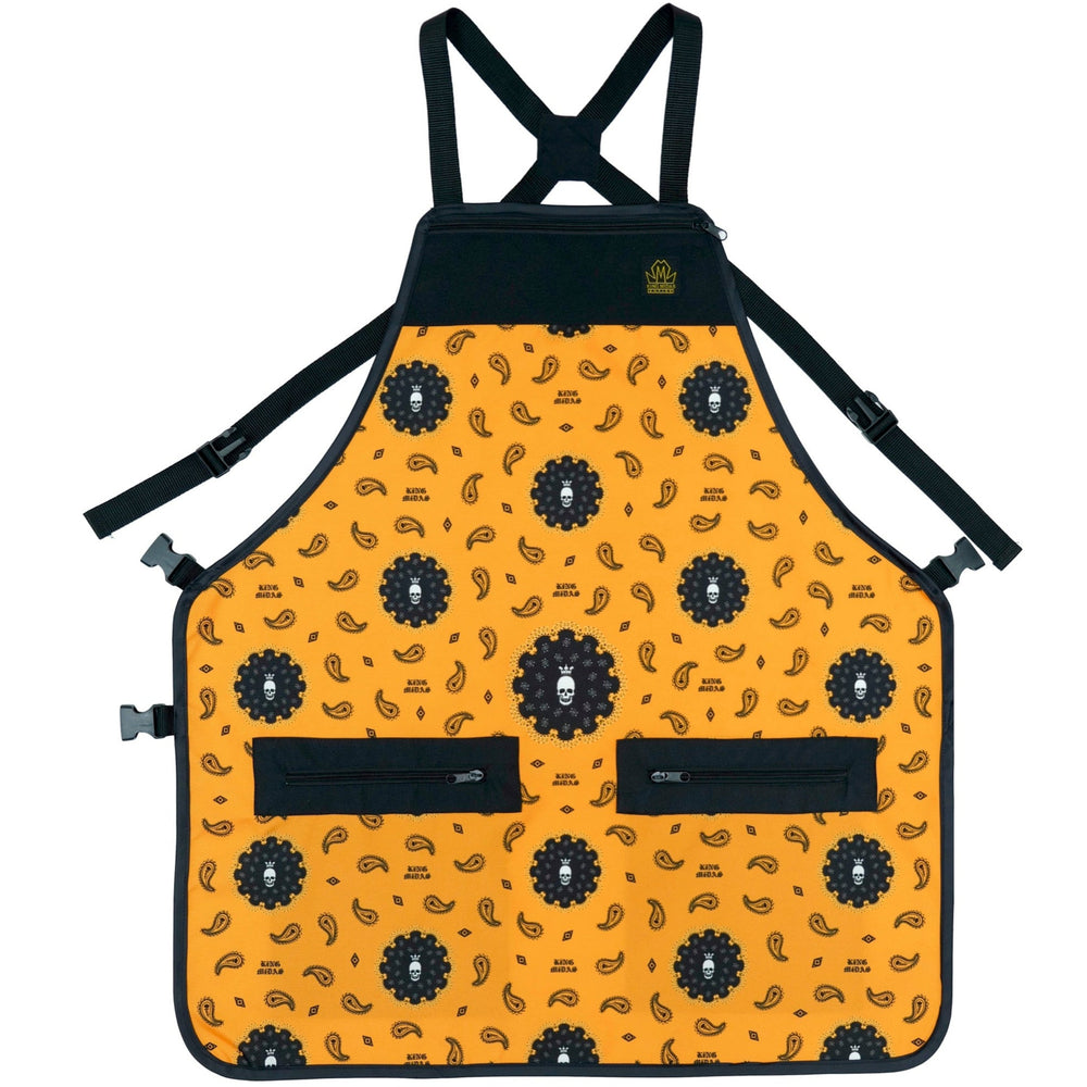 Bandana Barber Apron - Salon Apron - Orange product view