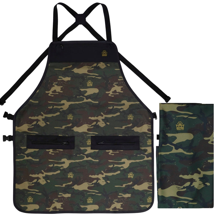 Green Camo Barber Apron