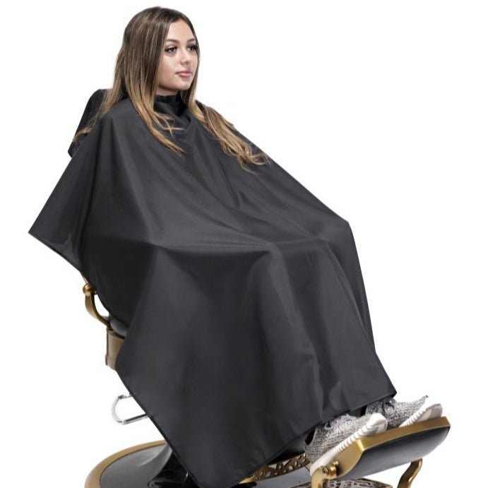black barber capes- black salon capes- black hair cutting capes -black styling capes